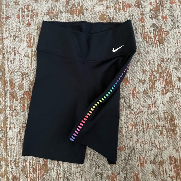Nike Black One Rainbow Ladder Shorts - Picture 3 of 5